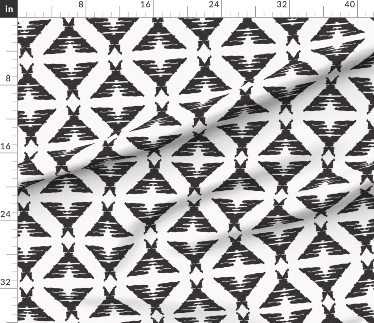 Southwestern Cowboy Abstract Neutral Boho Cowgirl Western Custom Printed Fabric by Spoonflower Various Fabrics by the Yard or Fat Quarter